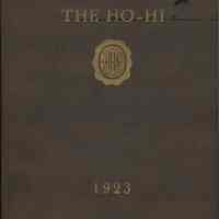 Ho-Hi of 1923. Yearbook of the February Class of Hoboken High School.