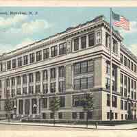 Postcard: High School, Hoboken, NJ