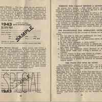          pp 28-29: license samples with 1943 date
   