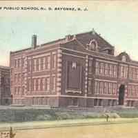 Postcard: Public School No 9, Bayonne, NJ