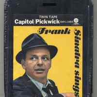 Eight-Track Cartridge, Frank Sinatra : "Frank Sinatra Sings ." Capitol/Pickwick. 8XPC-3490. Stereo