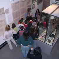 Digital images, 3, of class visit to exhibition, Hoboken 1855-1930, HHM, Hoboken, April 15, 2005