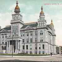 Postcard: City Hall, Jersey City, NJ