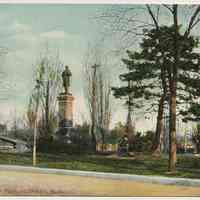 Postcard: Hudson Square Park, Hoboken, N.J. No date, circa 1907-1914; unposted.