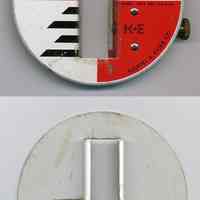 Rod target for folding rule made by Keuffel & Esser Co., no date, circa 1960-1965.
