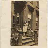 Seven photographs of Lee Bresticker Raines, Hoboken, undated, circa late 1940