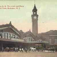 Postcard: Ferry, Hoboken, NJ