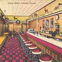 Postcard: Uncle Mikes Tavern, Jersey City, NJ