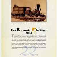          pg 20: 22. First Locomotive Pilot Wheel 1832
   