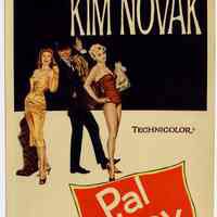 Sinatra film poster: Pal Joey. Columbia Pictures, 1957.