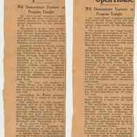 News clipping: Hoboken 