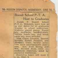          newsclipping re exit dance for graduates
   