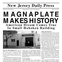          History of General Magnaplate Corp. founded in Hoboken, 1952, by Dr. Charles P. Covino. picture number 5
   