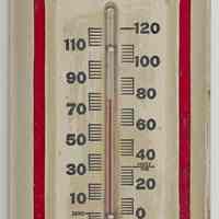 Wall thermometer: Cordts Moving-Storage Company, Hoboken, no date, circa 1950