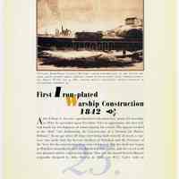          pg 21: 23. First Iron-plated [iron plated] Warship Construction 1842
   