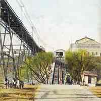 Postcard: Wagon Elevator, Jersey City, NJ