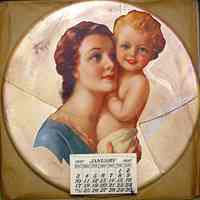 Wall calendar plaque from Anthony 