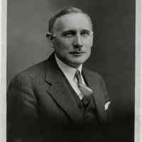 B+W copy photo negative of Reverend Hermann Brueckner, pastor of St. Matthews Church, Hoboken, no date, ca. 1920-1935.