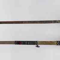 Sword/scabbard: Knights Templar, Pilgrim Commandery, No. 16, Hoboken, N.J. N.d., ca. 1890-1910, presented to Otto F. Reese.