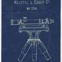 Sample print, Keuffel & Esser Co., No. 224, Columbia brand Blue Process Paper, (Hoboken,1917.)