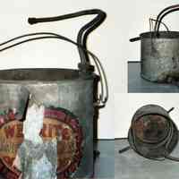          6, 7 & 8: a galvanzed cooling pot with cooling coil
   