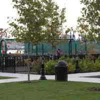          295 playground swings; Union Dry Dock in background
   