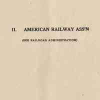          pg [51]: II. American Railway Ass'n.
   