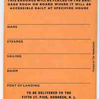          back: Cabin Class, Baggage Room: instructions; form to be filled in
   