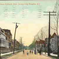 Postcard: Booraem Avenue, Jersey City, NJ