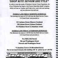          pg [28] Shop Rite Senior Shuttle
   