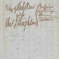 Document: Agreement for carpentry work on new firehouse at 6th & Washington Sts. between City of Hoboken & Charles H. Knighton, Carpenter, Dec. __, 1855.