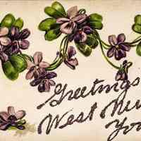 Postcard: General, West New York