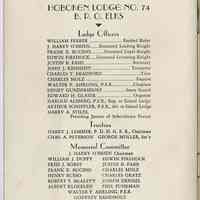          pg [8] Lodge Officers; Trustees; Memorial Committee
   