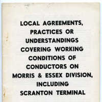          Local Agreements, Practices or Understandings Covering Working Conditions of Conductors on Morris & Essex Division, Including Scranton Terminal. 1957. picture number 13
   