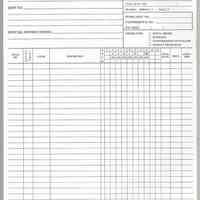 Order form: Alorna [Coat Corp.], NY & 1515 Willow Ave., Hoboken. No date, circa 2000-2003.