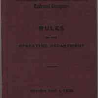 Book: Delaware, Lackawanna & Western Railroad Co. Rules of Operating Dept. Effective Apr. 1, 1935.