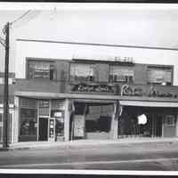 B&W photo of commercial building at 557 Cedar Lane, Teaneck.