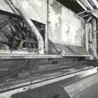 Digital image of B+W photo of former Maxwell House Coffee plant interior, Silo Building, 1st floor, Hoboken, 2003.