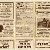 Timetable: Erie Lackawanna R.R., Arlington, West Arlington, N. Newark-Forest Hill & N.Y., eff. Apr. 30, 1961.