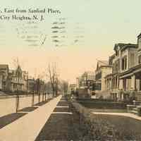 Postcard: Sherman Place, Jersey City, NJ