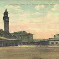 Postcard: Ferry, Hoboken, NJ