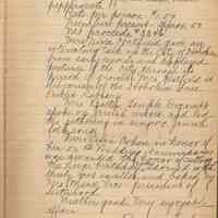          Digital images of Record Book of the Sisterhood of Congregation Adas Emuno, (Hoboken), Feb. 15, 1949 to June 14, 1951. picture number 44
   