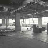 Digital image of B+W photo of former Maxwell House Coffee plant interior, Offices & Laboratory, 2nd floor, Hoboken, 2003.