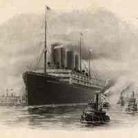          detail pg [16:]: ocean liner S.S. Kaiser Wilhelm II; NGL insignia flag
   