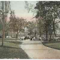 Postcard: River [Hudson] Square Park, Hoboken, N.J. No date, circa 1901-1907; unposted.