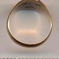          Class of 1926 ring, Joseph F. Brandt Junior High School, Hoboken, belonging to Mildred Marion 