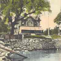 Postcard: Robbins Reef Yacht Club, Bayonne, NJ