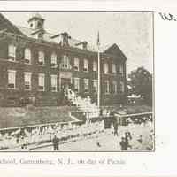 Postcard: Public School, Guttenberg, NJ c