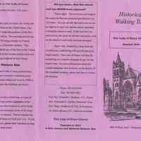 Brochure: Historical Walking Tour, Our Lady of Grace Church, 400 Willow Ave., Hoboken, ca. 2003-2006.