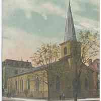 Postcard: German Lutheran Church, 6th & Garden Sts., Hoboken, N.J. No date, circa 1907-1914; unposted.